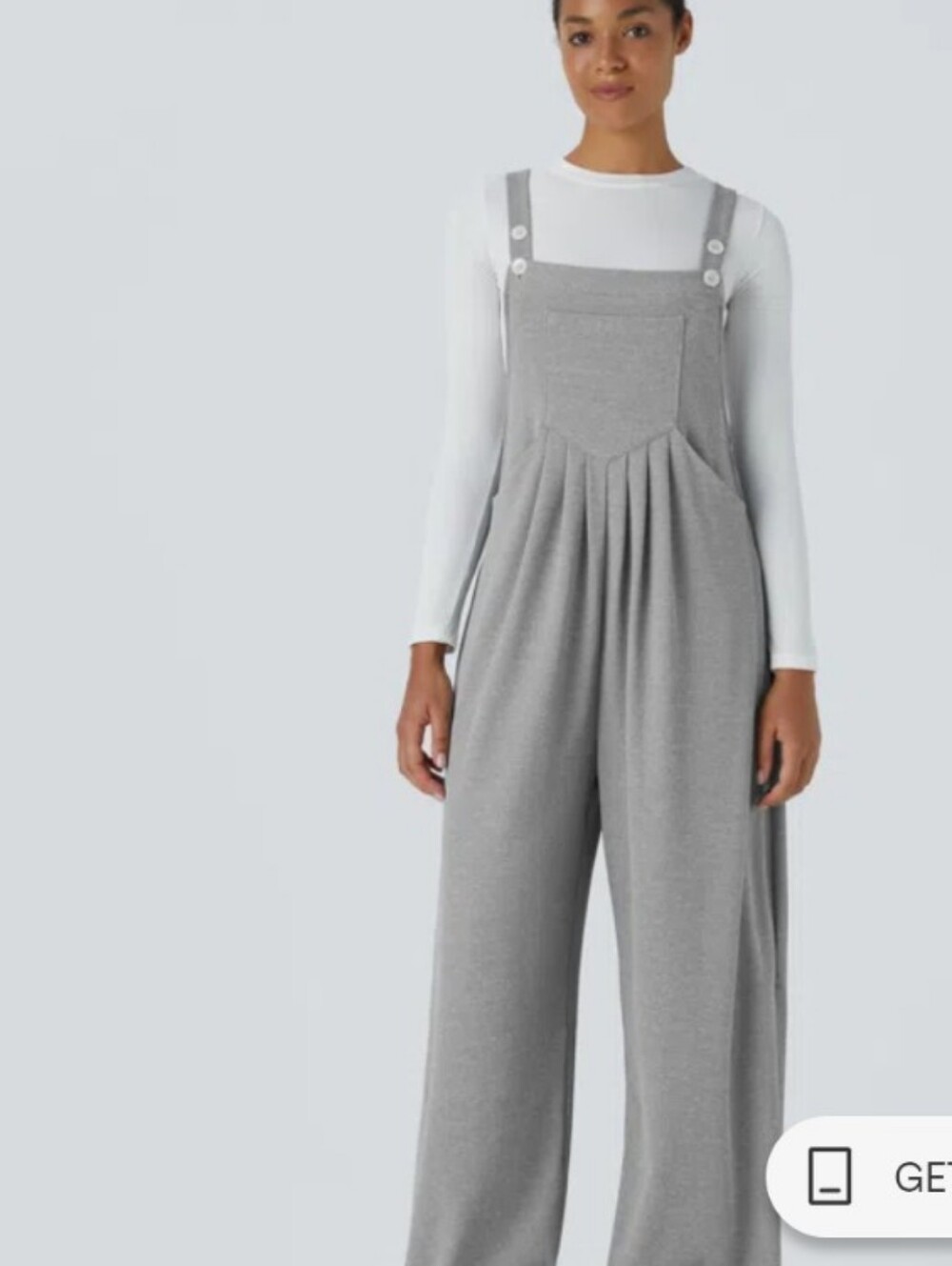 Halara Waffle Jogger Overalls